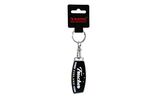 Stainless steel key ring - Trucker/Finland, Image 2