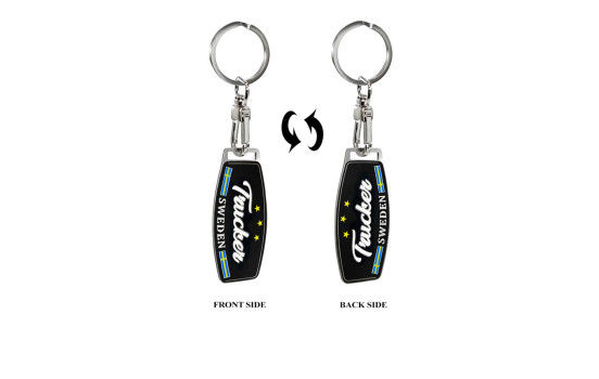 Stainless steel key ring - Trucker/Sweden, Image 4