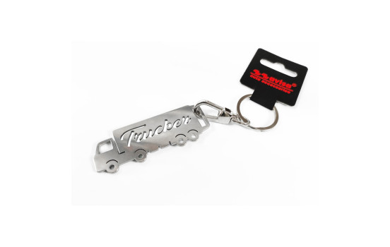 Stainless steel key ring - Trucker/Truck, Image 2