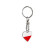 Stainless steel keychain - 'Heart' Poland