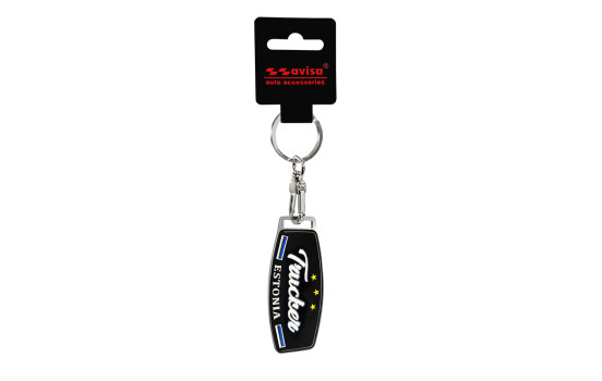 Stainless Steel Keychain - Trucker/Estonia, Image 3