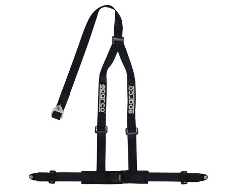 Sparco 3-Point Sport Belt - Black - incl. Screw Mount (E-Mark)