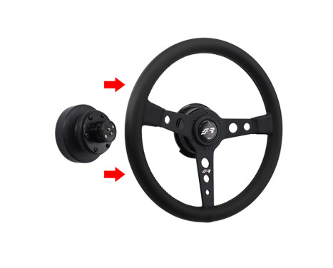 Simoni Racing Quick Release / Extension for steering hubs - Length 63mm, Image 6