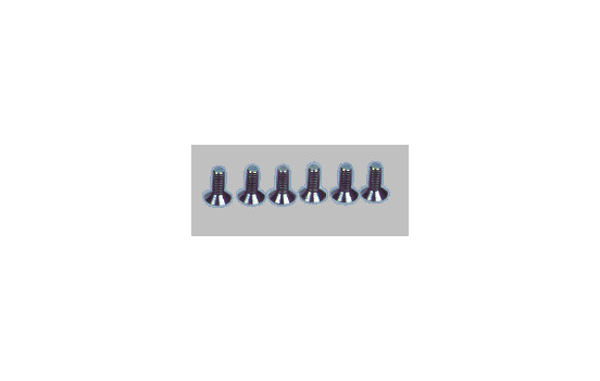 Simoni Racing Set Sportsteer Mounting screws M5x10mm - Set á 6 pieces