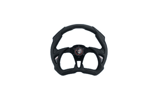 Simoni Racing Sport handlebar X5 Poly Pelle 350mm - Black, Image 2