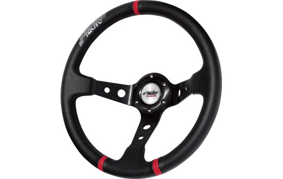 Simoni Racing Sports Handle Gravel 350mm - Black Eco-Leather (Deep Dish)