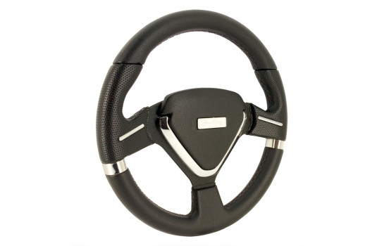 Simoni Racing Sports handlebar Montecarlo 320mm - Black Leather, Image 3