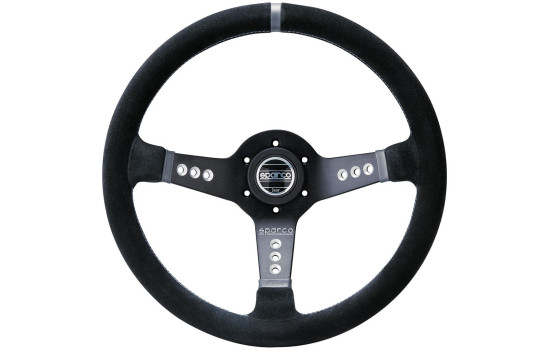 Sparco Universal Sport handlebar 'L777 Piuma' - Black Alcantara - Diameter 350mm