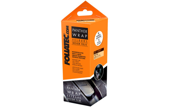 Foliatec Cockpit Design Foil Panther Wrap (Alcantara-Look) - Black - 15x140cm, Image 2