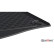 Boot liner suitable for Ford Focus III HB 5-door 2011-2018 (small spare wheel), Thumbnail 4
