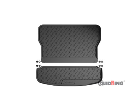 Rubbasol (Rubber) Trunk mat suitable for Forthing U-Tour 2023- (7 persons) excl. Hybrid, Image 2