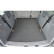 Trunk mat suitable for Volkswagen Caddy Maxi Trendline, Comfortline, Highline V/5 10.2007-10.2020, Thumbnail 3