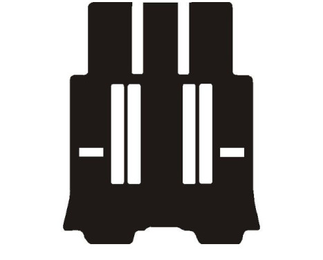 Automatic rear seat suitable for Citroen C8 7 persons 2002-