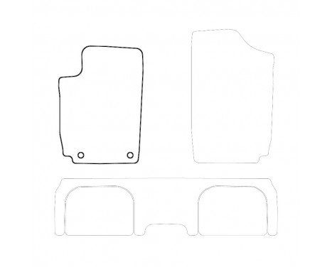 Car mat Front Left Citroen Xsara Picasso 1999-2006 1-piece, Image 3