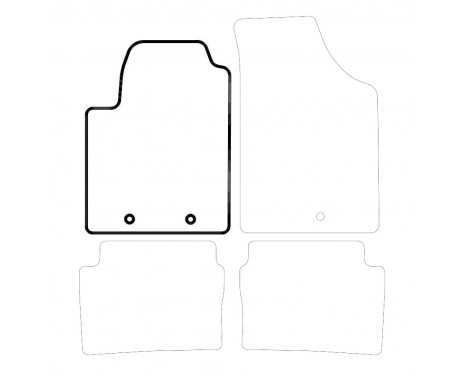 Car mat Front Left Hyundai i10 2007- 1-piece, Image 3