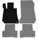 Car mat Front Left Mercedes-Benz C-Class W204 2007-2013 1-piece