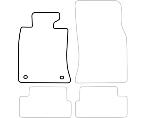 Car mat Front Left New Mini R56 2007-2013 1-piece, Image 3