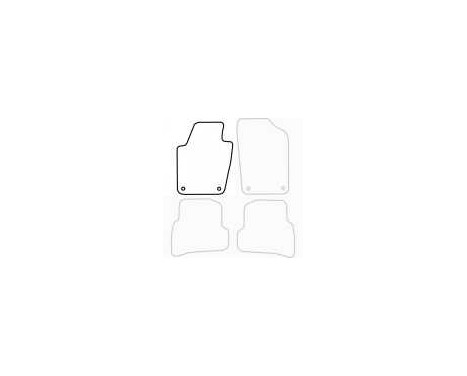 Car mat Front Left Nissan Juke 2010-2014 1-piece, Image 3