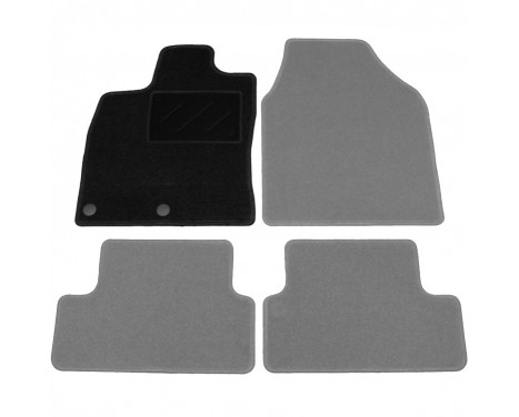 Car mat Front Left Nissan Qashqai 2007-2009 1-piece