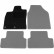 Car mat Front Left Nissan Qashqai 2007-2009 1-piece