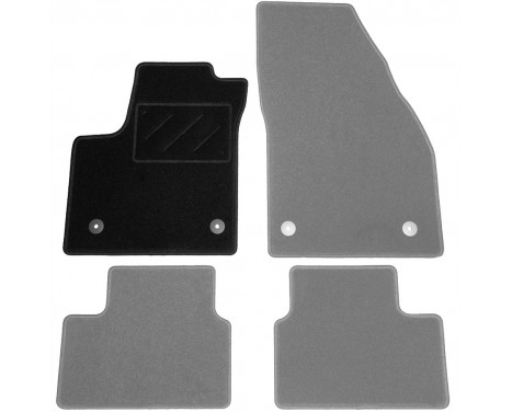 Car mat Front Left Opel Meriva B 2010- 1-piece