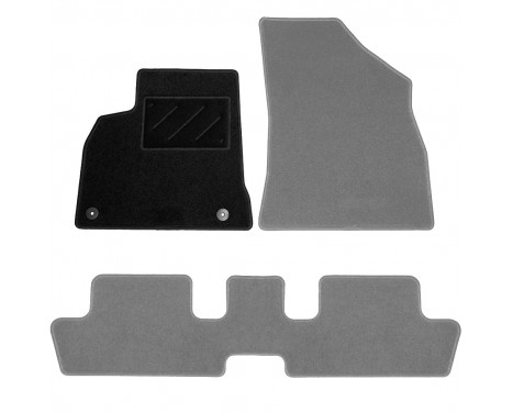 Car mat Front Left Peugeot 3008 2009- 1-piece