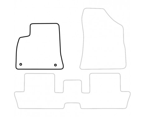 Car mat Front Left Peugeot 3008 2009- 1-piece, Image 3