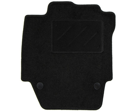 Car mat Front Left Renault Captur 2013- 1-piece