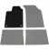 Car mat Front Left Renault Clio II 2001-2005 1-piece