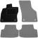 Car mat Front Left Seat Leon 2013- 1-piece