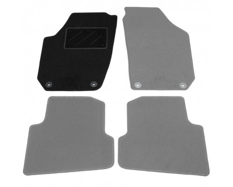 Car mat Front Left Skoda Fabia 2007-2013 1-piece