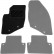 Car mat Front Left Volvo V70 / XC70 2001-2007 1-piece