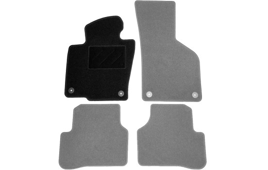 Car mat Front Left VW Passat B6 / B7 2007-2014, also for the CC 07- 1-piece