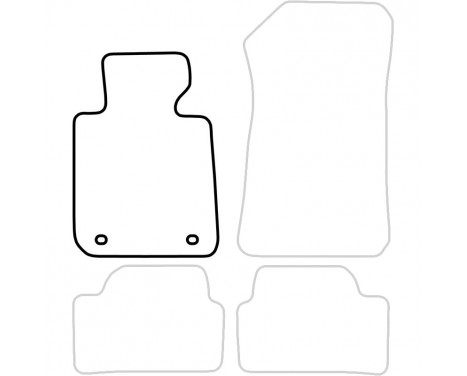 Car mat left for BMW 1-Series E87 / E88 2004- 1-piece, Image 3