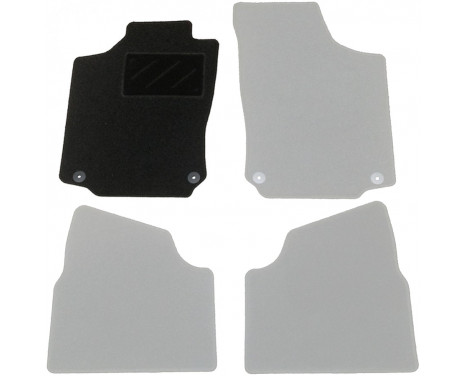 Car mat left for Opel Corsa C 2001-2005 1-piece