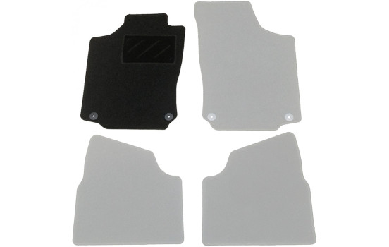 Car mat left for Opel Corsa C 2001-2005 1-piece