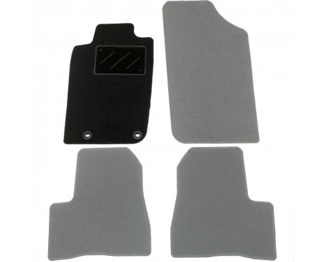 Car mat left for Peugeot 206 1998-2005 1-piece