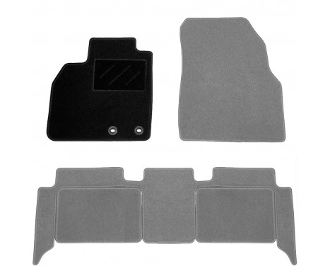 Car mat left for Renault Scenic II 2003-2009 swb 1-piece