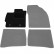 Car mat left for Toyota Prius 2009-2012 1-piece