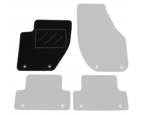 Car mat left for Volvo V40 2012- 1-piece