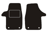 Car mat VW T5-T6 2003- Front mat 2-piece