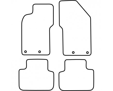 Car Mats Alfa Romeo 147 2000-2010, Image 2