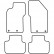 Car Mats Alfa Romeo 147 2000-2010, Thumbnail 2