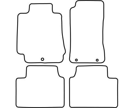 Car Mats Alfa Romeo Giulia 2016- 4-pieces, Image 2
