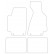 Car Mats Audi 80 Cabriolet B4 1992-1994 4-parts, Thumbnail 2