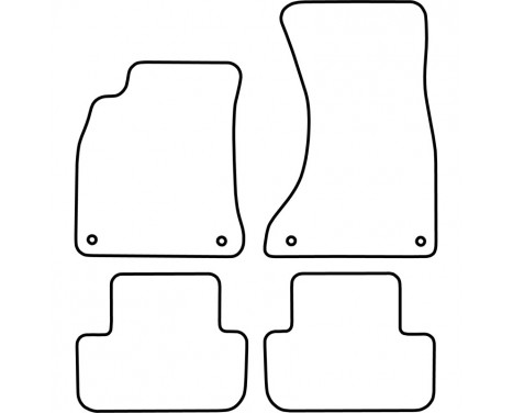 Car Mats Audi A4 2008-2015, Image 2