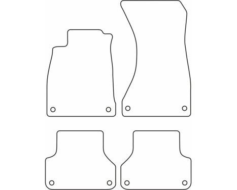 Car Mats Audi A4 2015-, Image 2