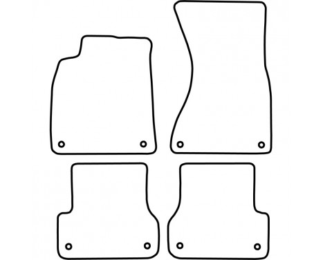 Car Mats Audi A6 2011- (velours), Image 6