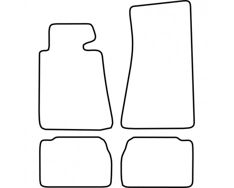 Car mats BMW 5-Series E34 4-piece, Image 2