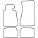 Car mats BMW 5-Series E34 4-piece, Thumbnail 2